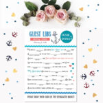 Guest Book Mad Libs Wedding Edition Printable Custom