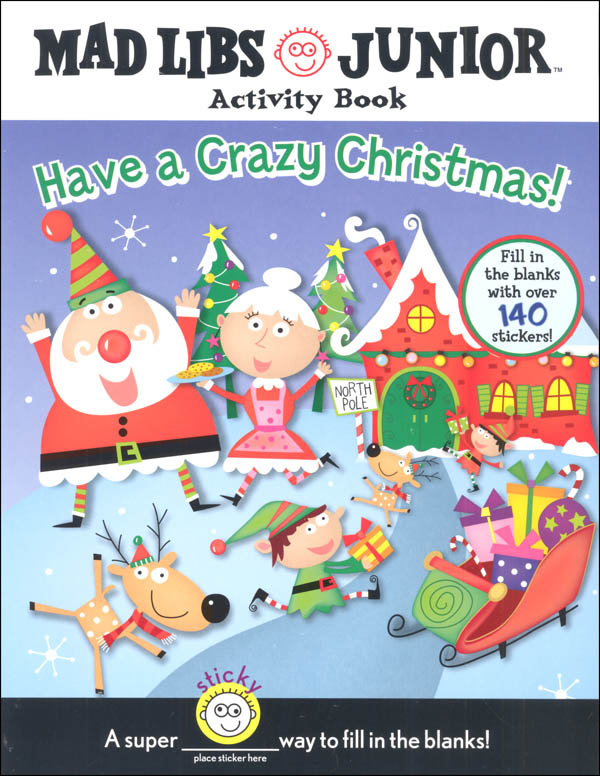 Have A Crazy Christmas Mad Libs Junior Activity Book Price Stern