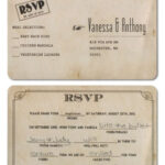 Mad Lib Rsvp Postcard Wedding Rsvp Postcard