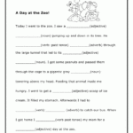 Mad Lib Worksheet A Day At The Zoo Mad Libs Printable Mad Libs