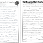 Mad Libs For Kids Back To School Writing Activity