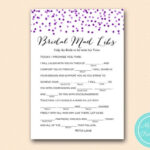 Mad Libs Help Bride Write Her Vows Bridal Shower Mad Lib