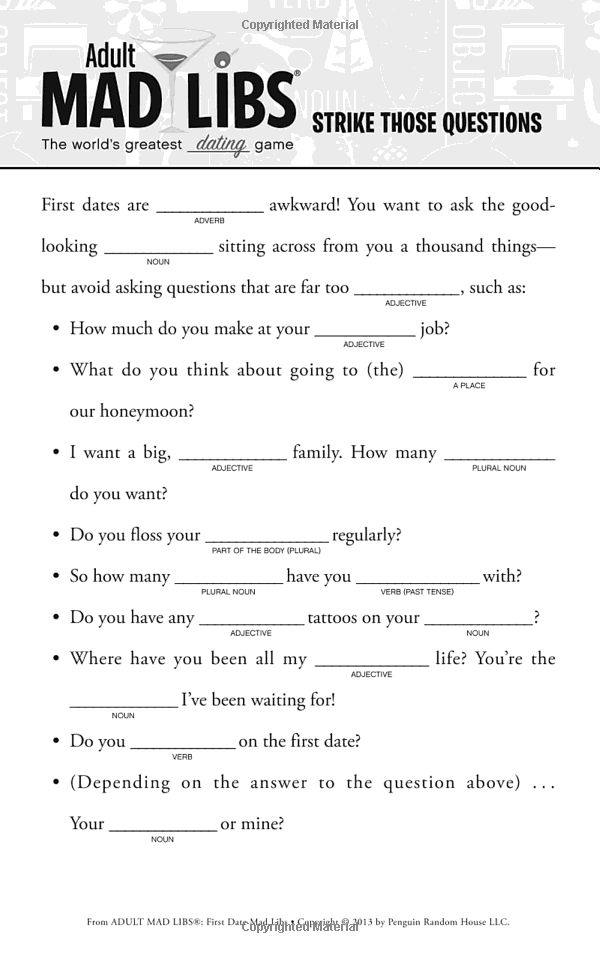 Pin On Mad Libs