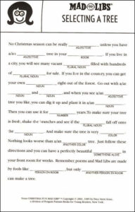 Printable Mad Libs For Fourth Graders