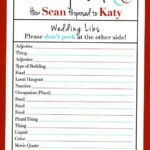 Proposal Mad LIBS Wedding Bachelorette Bridal Shower Game DIY