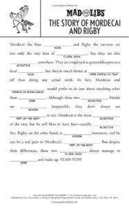 Regular Show Mad Libs Leonard Stern Book Buy Now At Mighty Ape