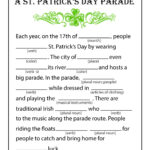 St Patrick s Day Parade Mad Libs For Children Woo Jr Kids Activities