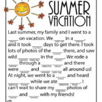 Summer Mad Libs Woo Jr Kids Activities English Activities For