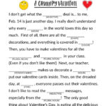Valentine s Day Mad Libs My Sister s Suitcase Packed With