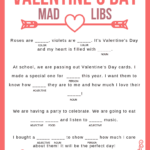 Valentine s Day Mad Libs Printable Christmas Mad Libs For Kids