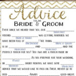 Wedding Night Mad Lib Bachelorette Party Printable Game Advice For