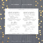 Wedding Reception Mad Libs Response Reply Cards Printable Etsy