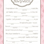 Weddinglibs Wedding Mad Libs Engagement Party Games Printable Mad Libs