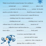 Winter Mad Lib