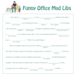 10 Best Office Mad Libs Printable Printablee