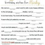 12 Funny Birthday Mad Libs Kitty Baby Love