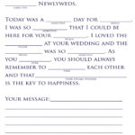 18 Fun Wedding Mad Libs Kitty Baby Love