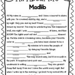 All About Me Madlib Kids Mad Libs Funny Mad Libs Mad Libs