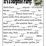 Birthday Ad Libs For Kids Kids Mad Libs Funny Mad Libs Word Activities