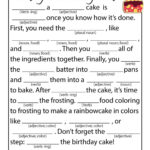 Birthday Cake Ad Libs Printable Woo Jr Kids Activities Children s