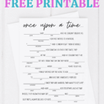 Bridal Shower Mad Libs Free Printable