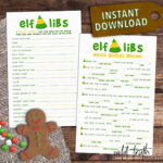 Buddy The Elf Mad Libs Christmas Movie Party Game Printable C100