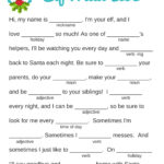 Christmas Mad Libs Free Printable