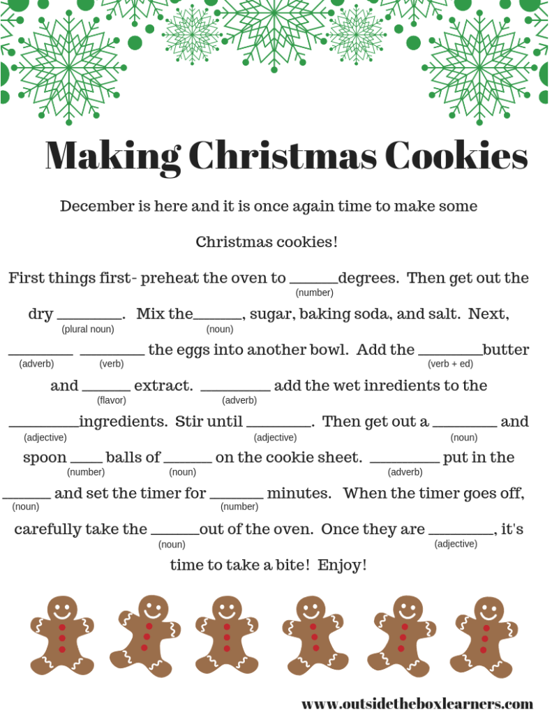 Christmas Mad Libs Fun Christmas Party Games Christmas Gift Exchange 