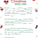 Christmas Mad Libs Printable Fun Activities For Kids