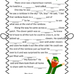 Deeder Do Leprechaun Mad Lib FREEBIE