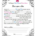 Disney Mad Libs Game For Bridal Shower Instant Download Etsy Bridal