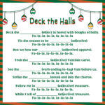 Free Christmas Mad Libs Printable Printable World Holiday