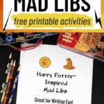 Free Harry Potter Inspired Mad Libs For Writing Fun Activities