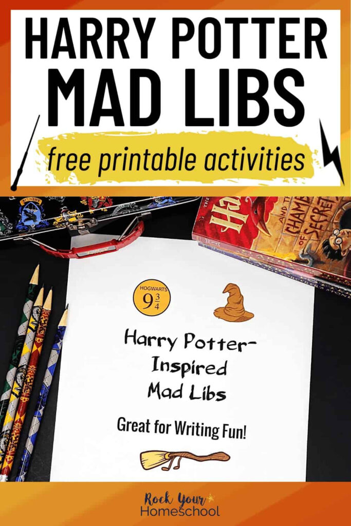 Free Harry Potter Inspired Mad Libs For Writing Fun Activities