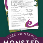 FREE MONSTER MAD LIBS PRINTABLE Crafts Mad In Crafts