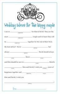 Free Printable Bridal Shower Mad Libs Template Free Printable Templates