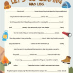 Free Printable Summer Camp Mad Libs Printable Form Templates And Letter