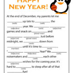 Happy New Year Mad Libs For Kids Kids Mad Libs Printable Mad Libs