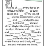 I Want To Be An Astronaut Mad Lib Printable Woo Jr Kids Activities