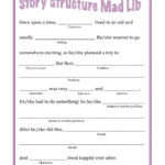 Life Is Just Speechie Story Structure Mad Lib