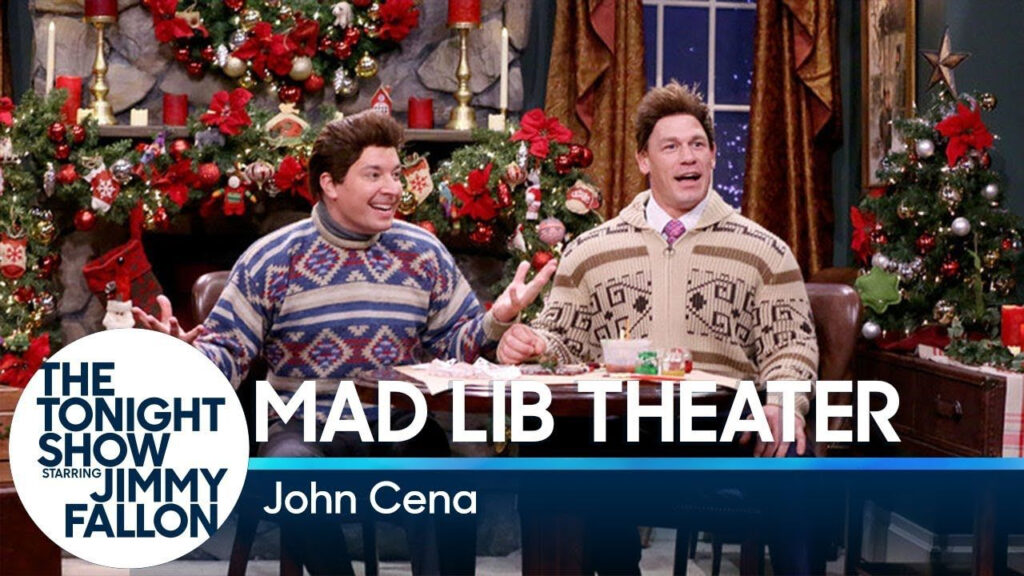 Mad Lib Theater With John Cena TEARS IN MY EYES Music Parody 