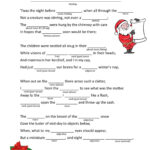 Mad Libs Christmas Printable Printable World Holiday