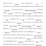 Mad Libs Free Printable