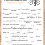 Mad Libs Love This Idea Wedding Mad Libs Fun Wedding Wedding