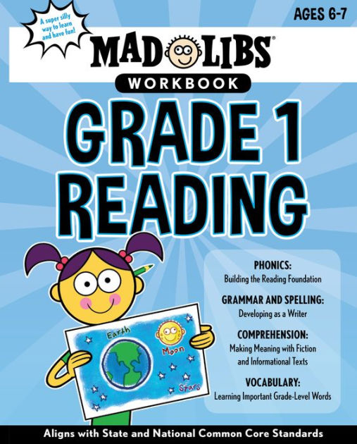 Mad Libs Workbook Grade 1 Reading World s Greatest Word Game By Wiley 