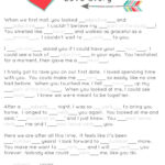 Our Mad Libs Love Story Free Printable and Laughs Or So She Says