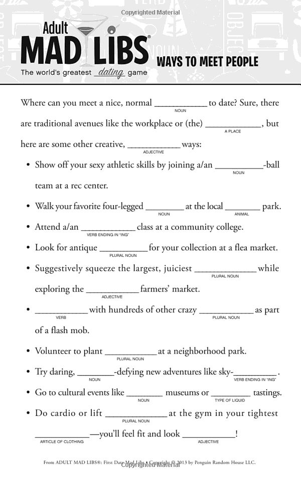 Pin On Mad Libs