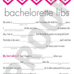 Printable Bachelorette Party Game Mad Libs Etsy