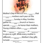 Printable Mother s Day Mad Libs Printable Word Searches