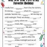 Printable New Year s Eve Mad Libs